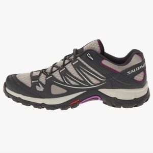 Salomon Ellipse Aero women's hiking shoes Charcoal gray black colorway Sz 10
